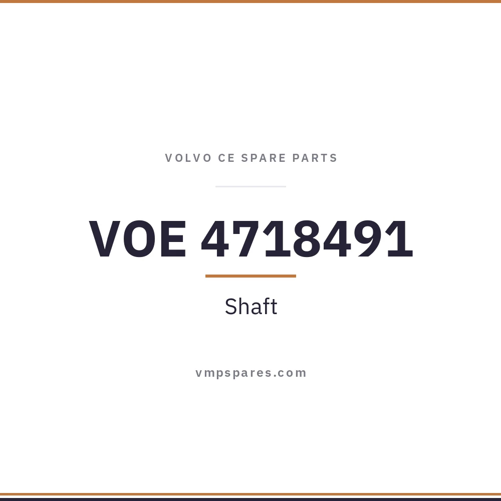 VOE 4718491 – Shaft VOE 4718491 – Shaft