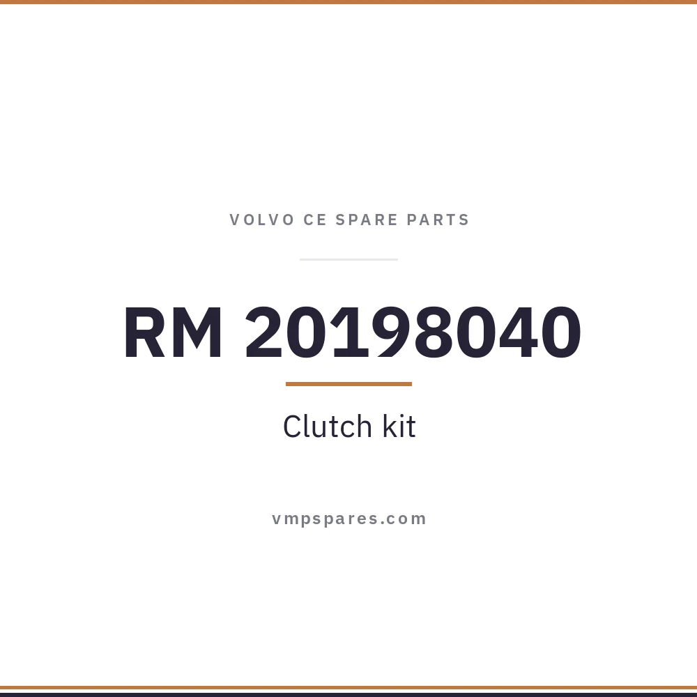 RM 20198040 – Clutch kit