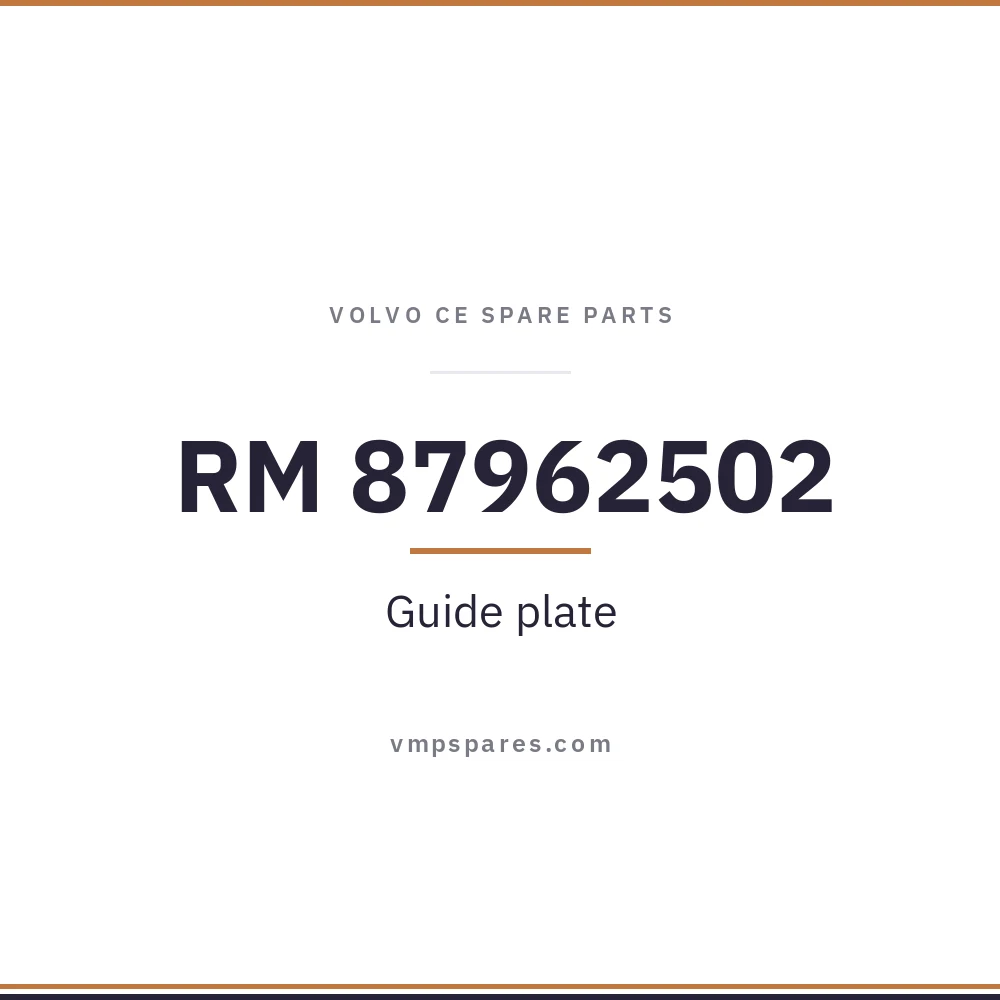RM 87962502 – Guide plate