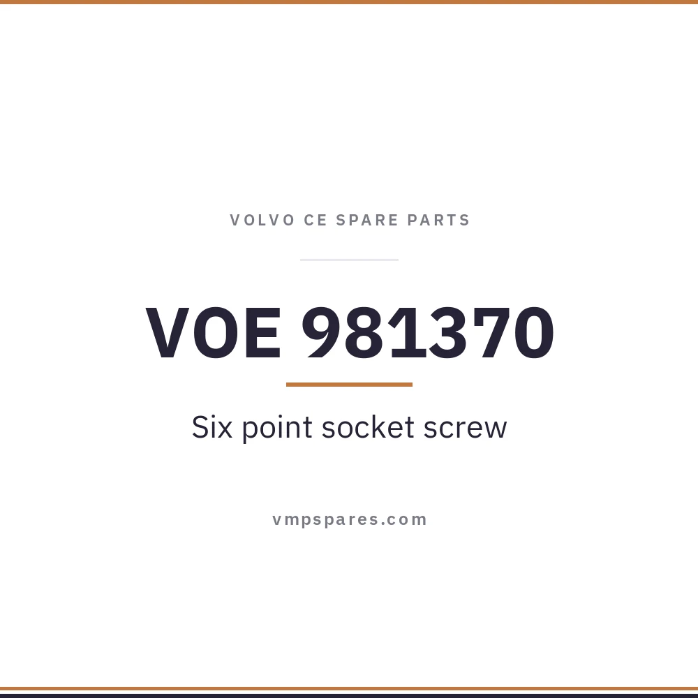 VOE 981370 – Six point socket screw
