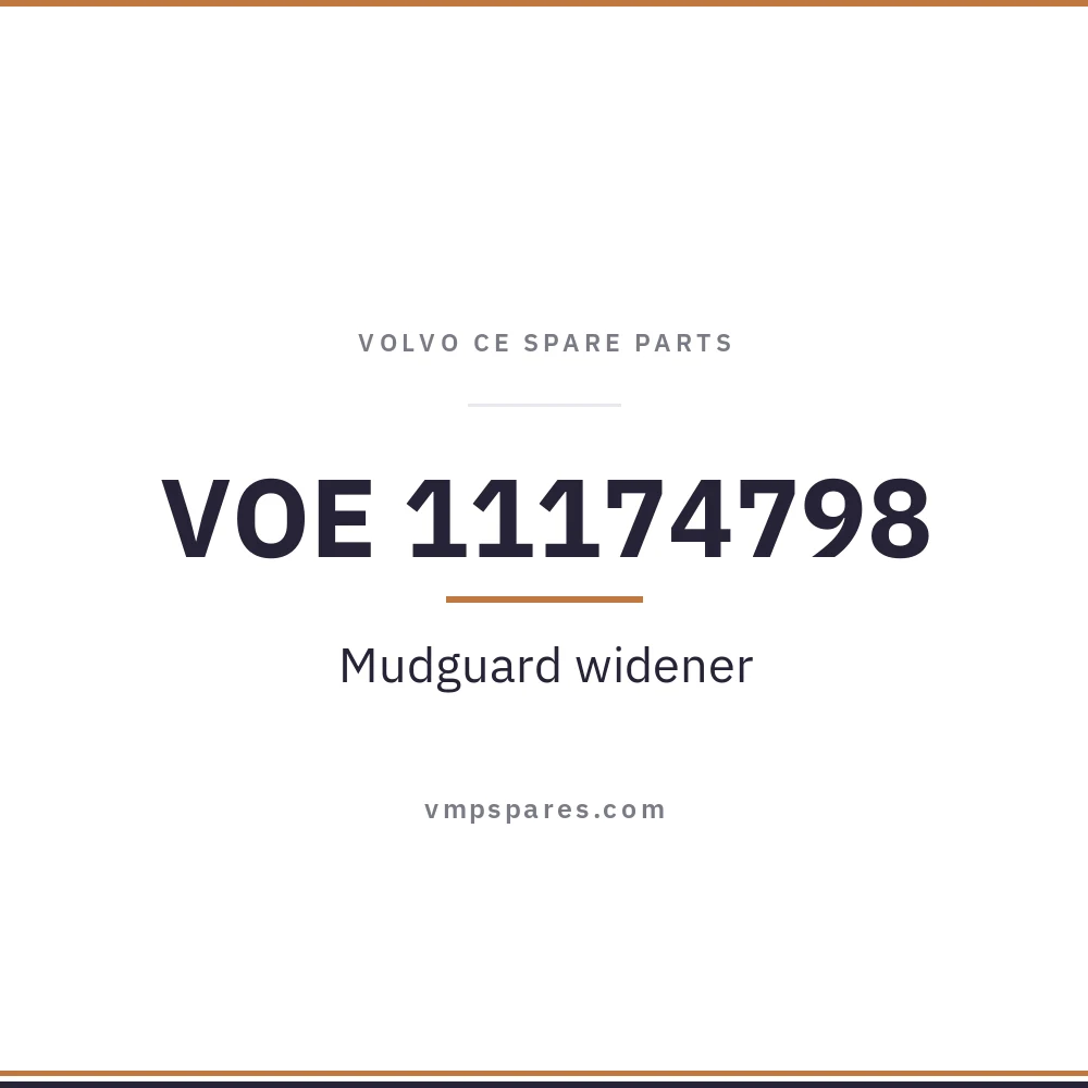 VOE 11174798 – Mudguard widener