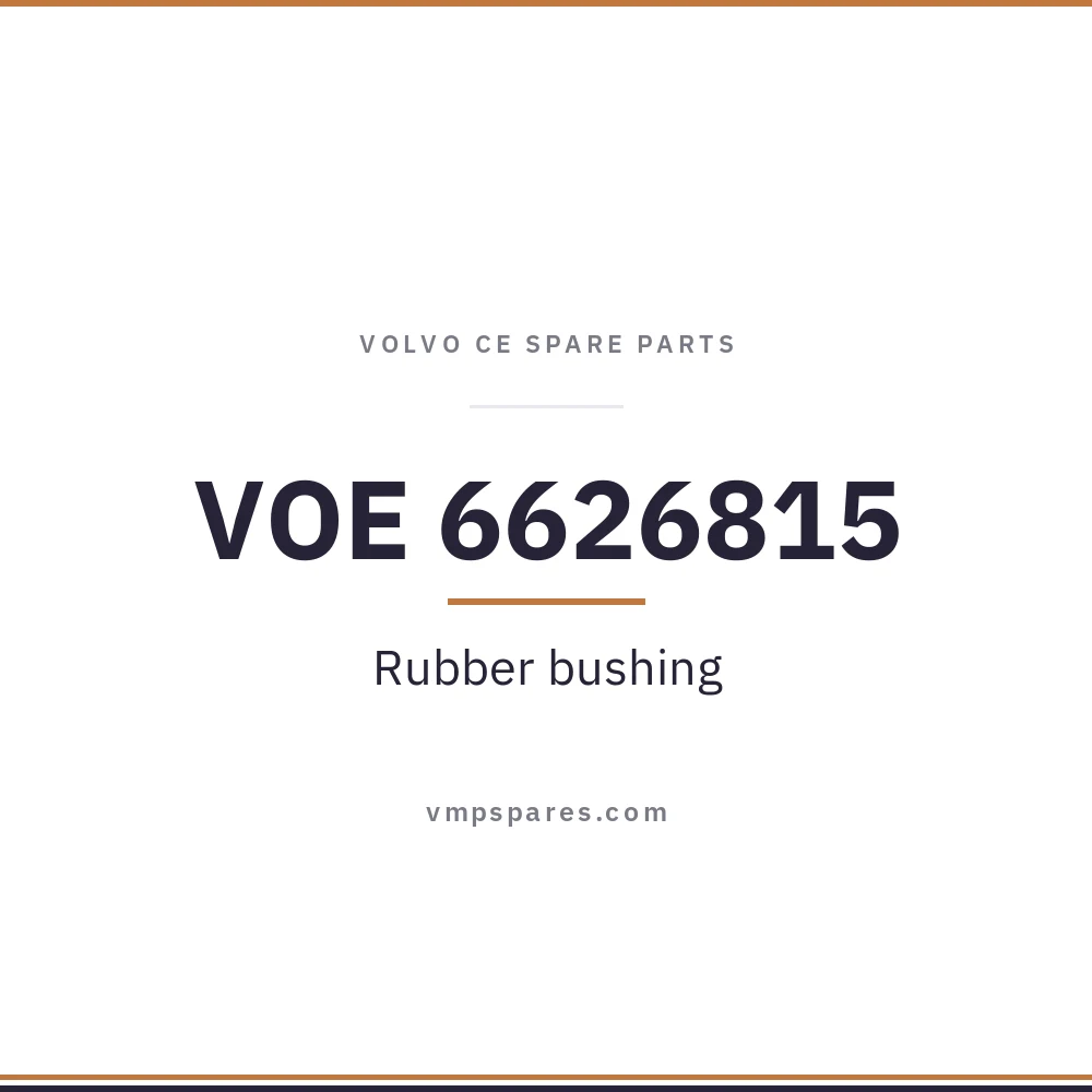 VOE 6626815 – Rubber bushing
