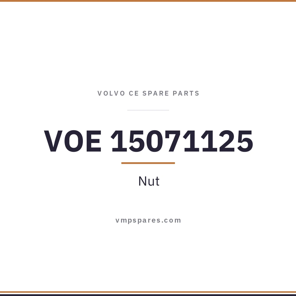 VOE 15071125 – Nut