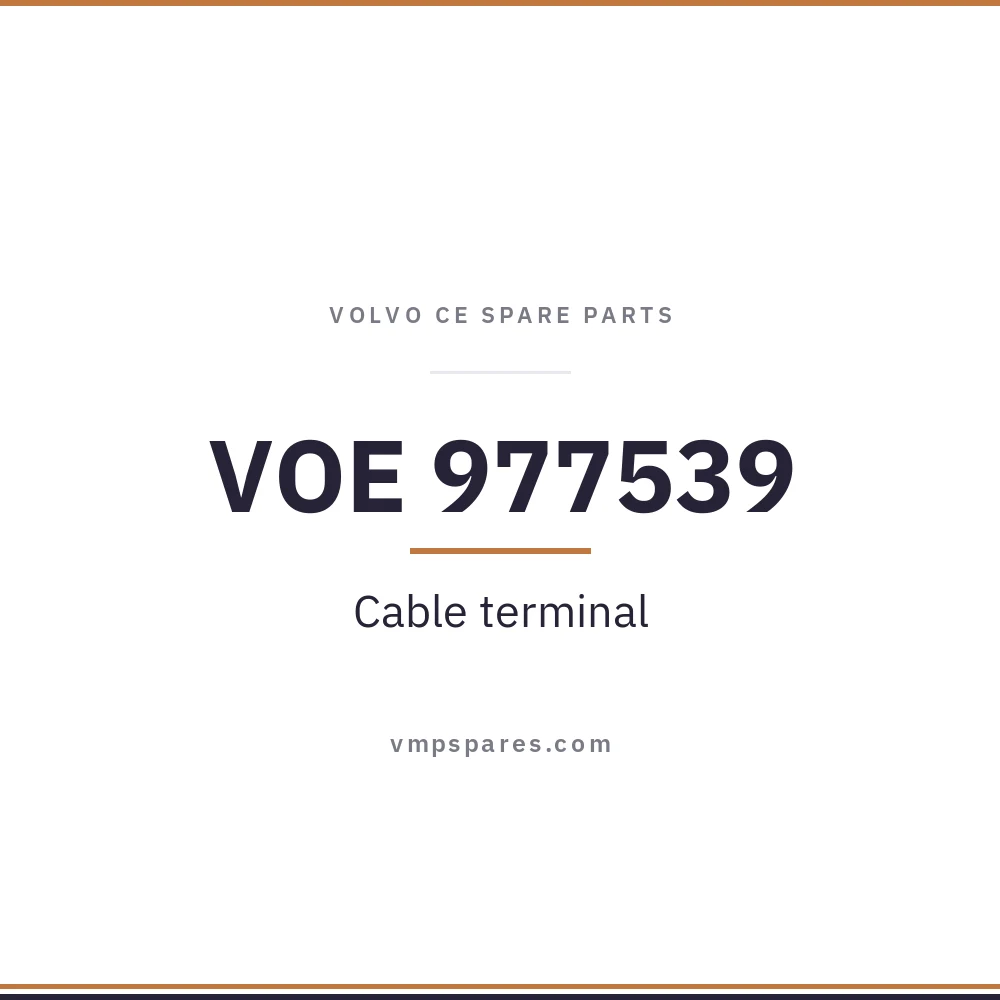 VOE 977539 – Cable terminal