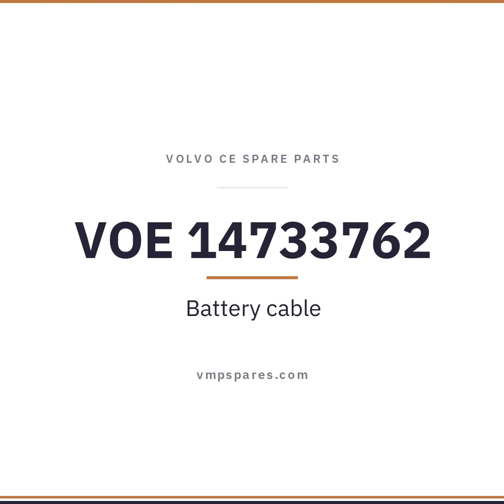 VOE 14733762 – Battery cable