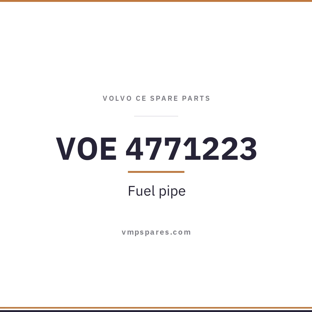 VOE 4771223 – Fuel pipe