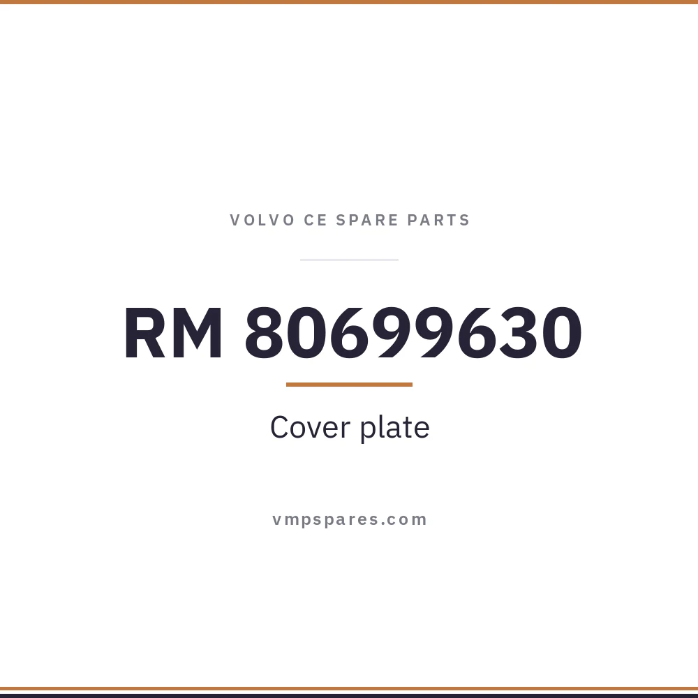 RM 80699630 – Cover plate