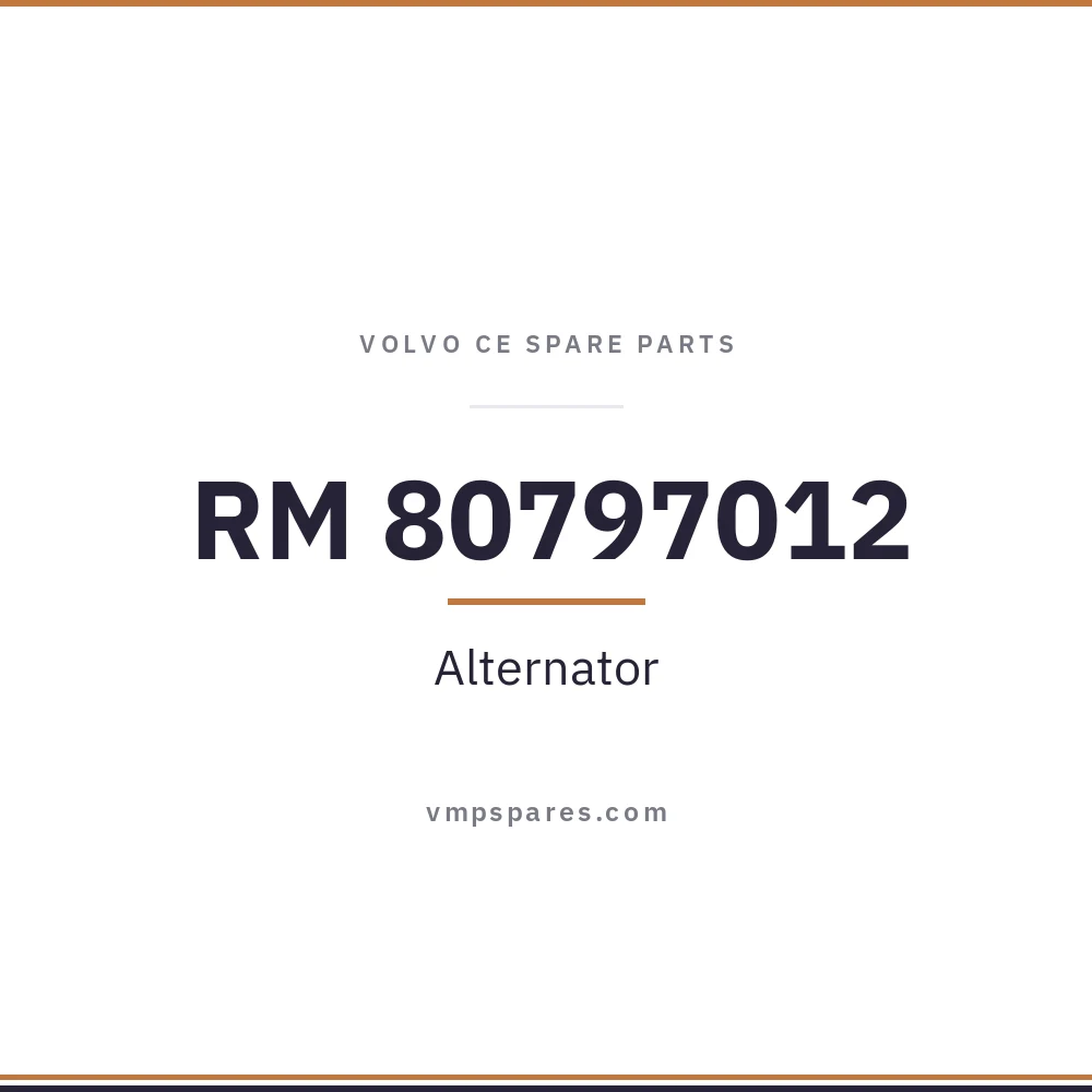 RM 80797012 – Alternator