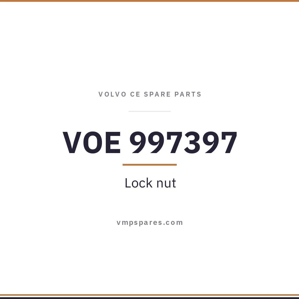VOE 997397 – Lock nut