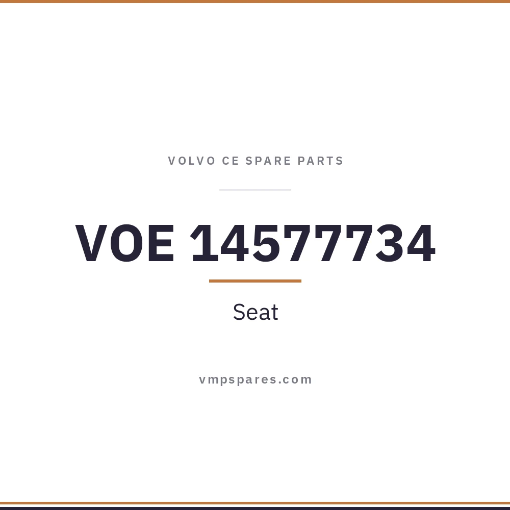VOE 14577734 – Seat