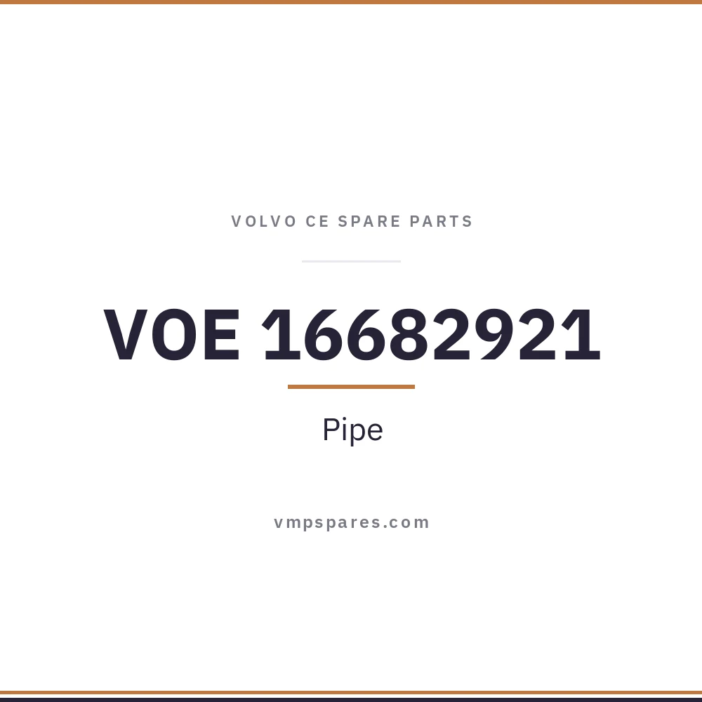 VOE 16682921 – Pipe