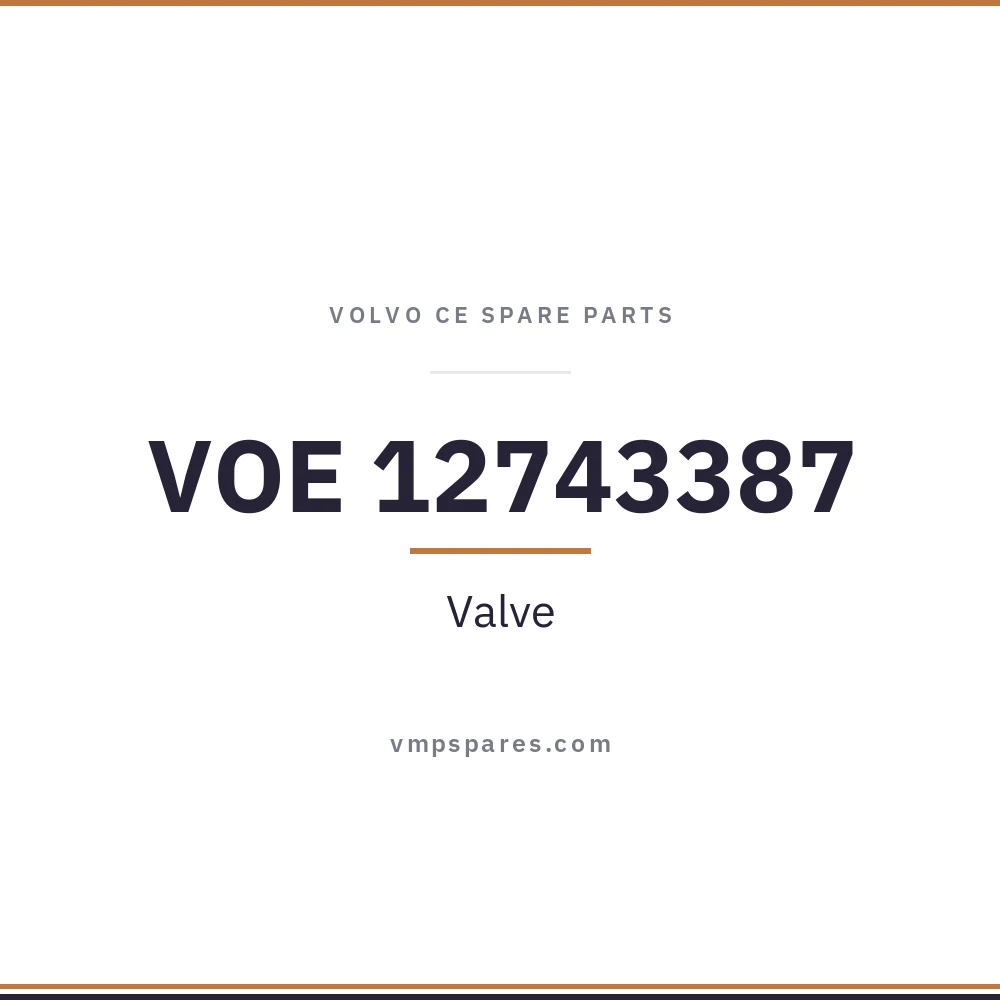 VOE 12743387 – Valve