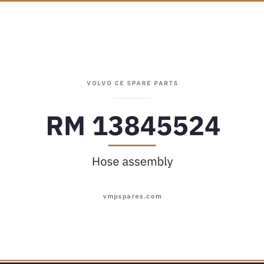 RM 13845524 – Hose assembly