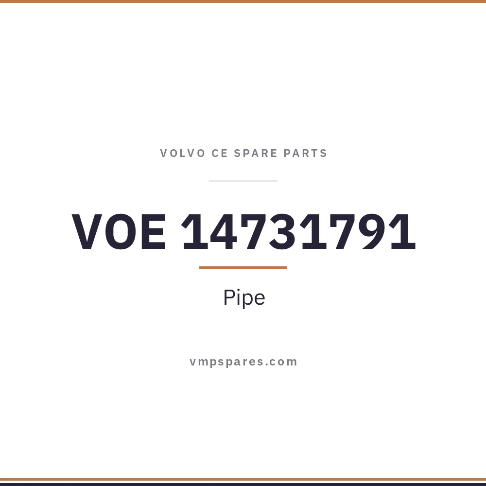 VOE 14731791 – Pipe