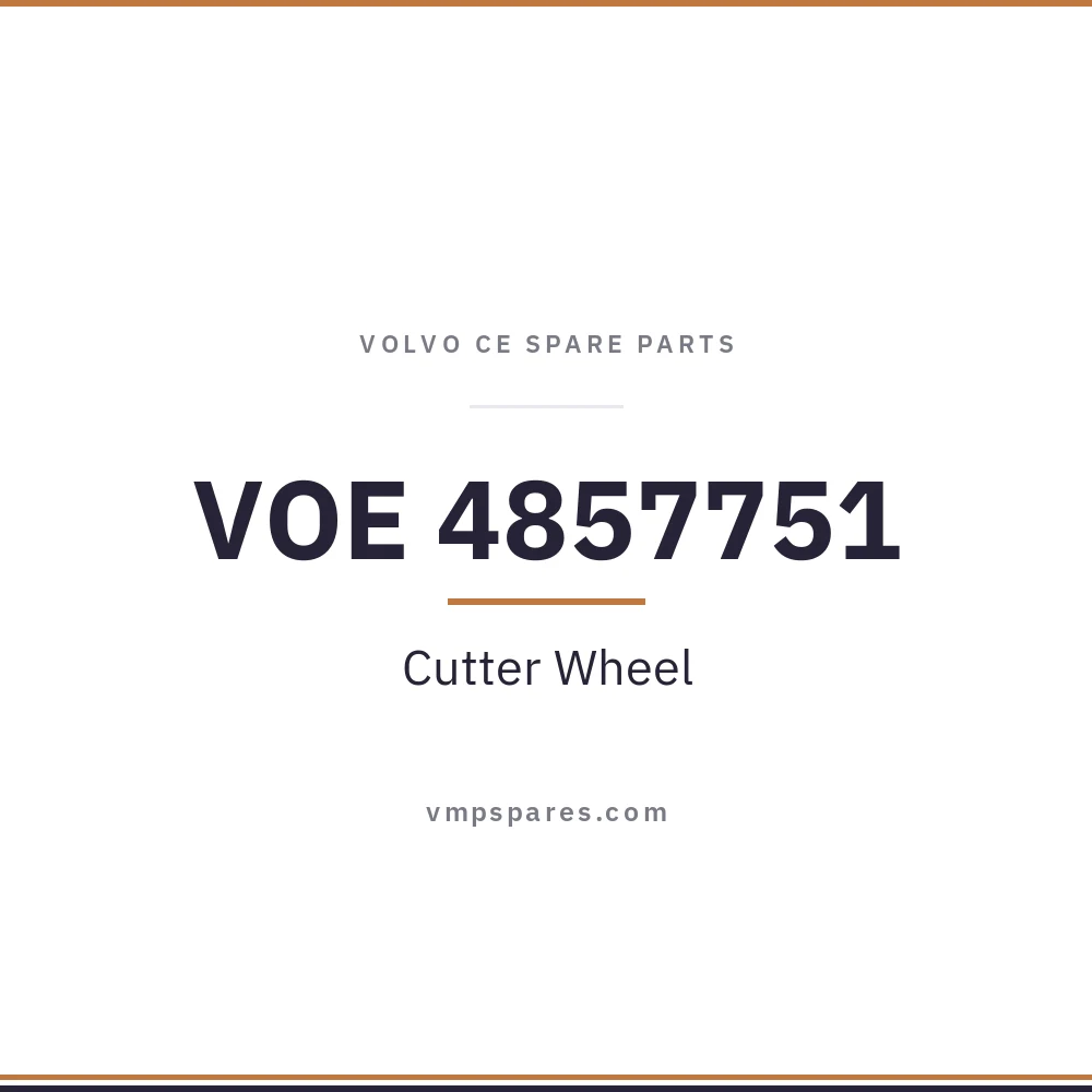 VOE 4857751 – Cutter Wheel