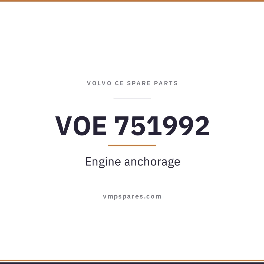 VOE 751992 – Engine anchorage