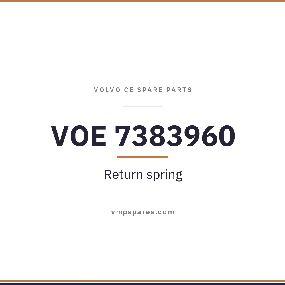 VOE 7383960 – Return spring