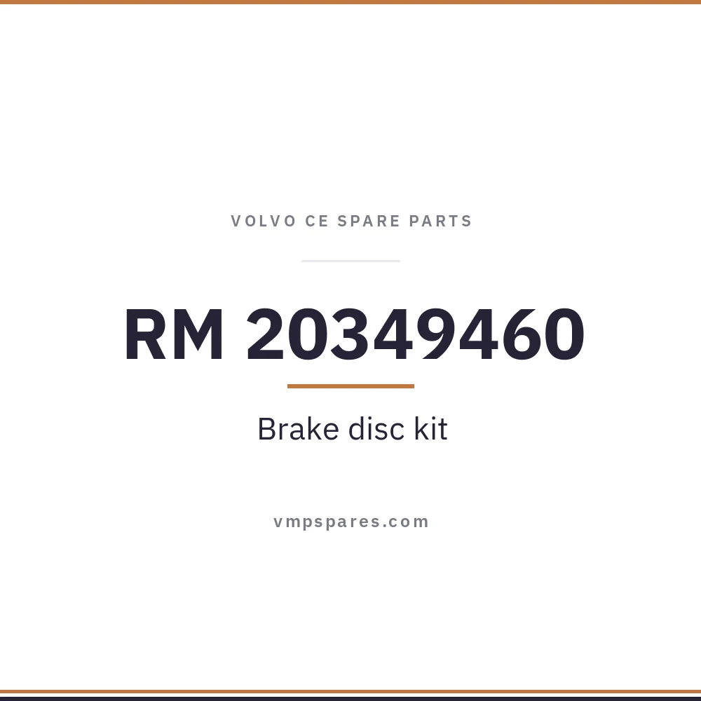 RM 20349460 – Brake disc kit
