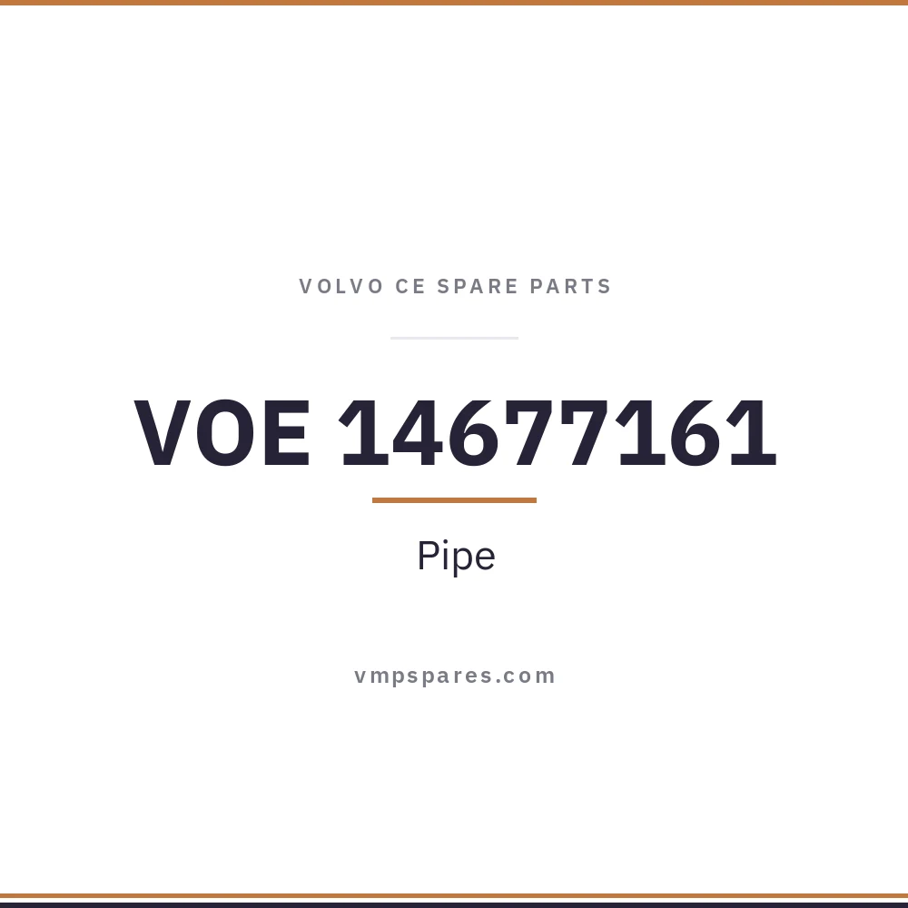 VOE 14677161 – Pipe
