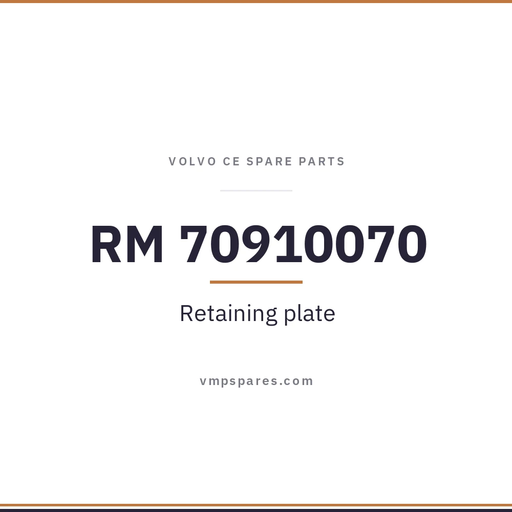RM 70910070 – Retaining plate