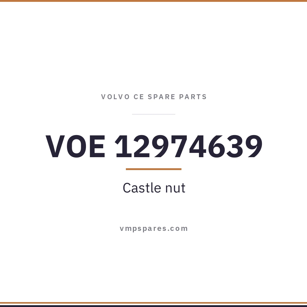 VOE 12974639 – Castle nut