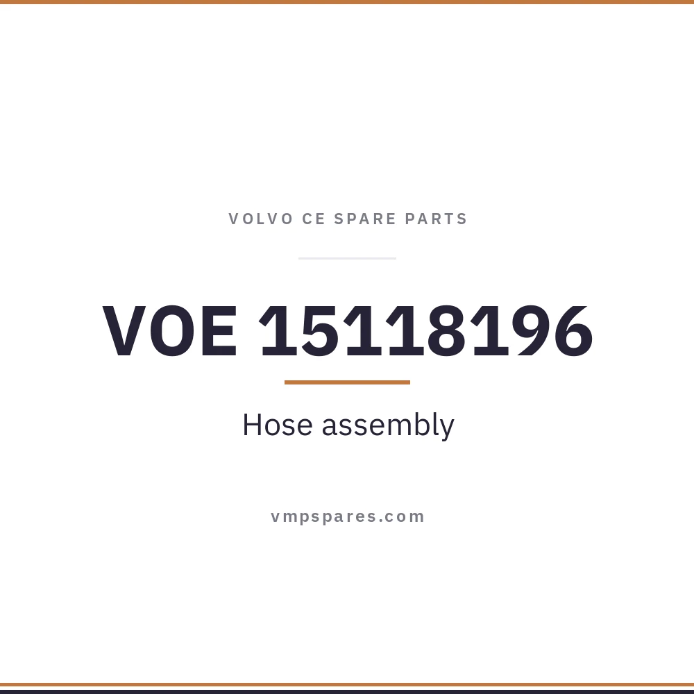 VOE 15118196 – Hose assembly