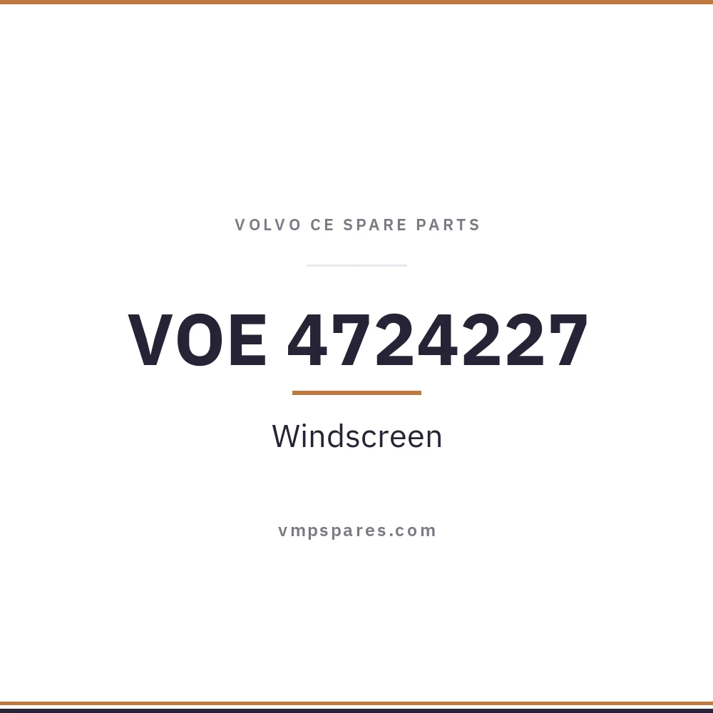 VOE 4724227 – Windscreen