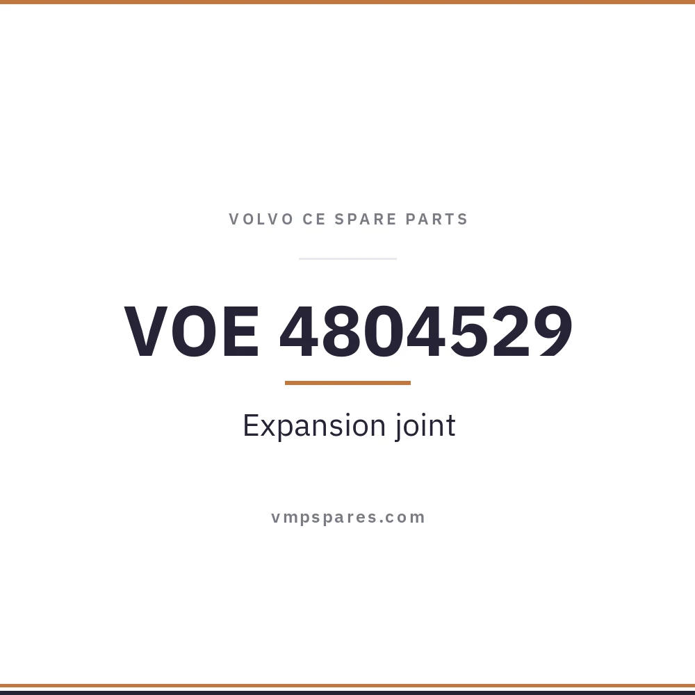 VOE 4804529 – Expansion joint