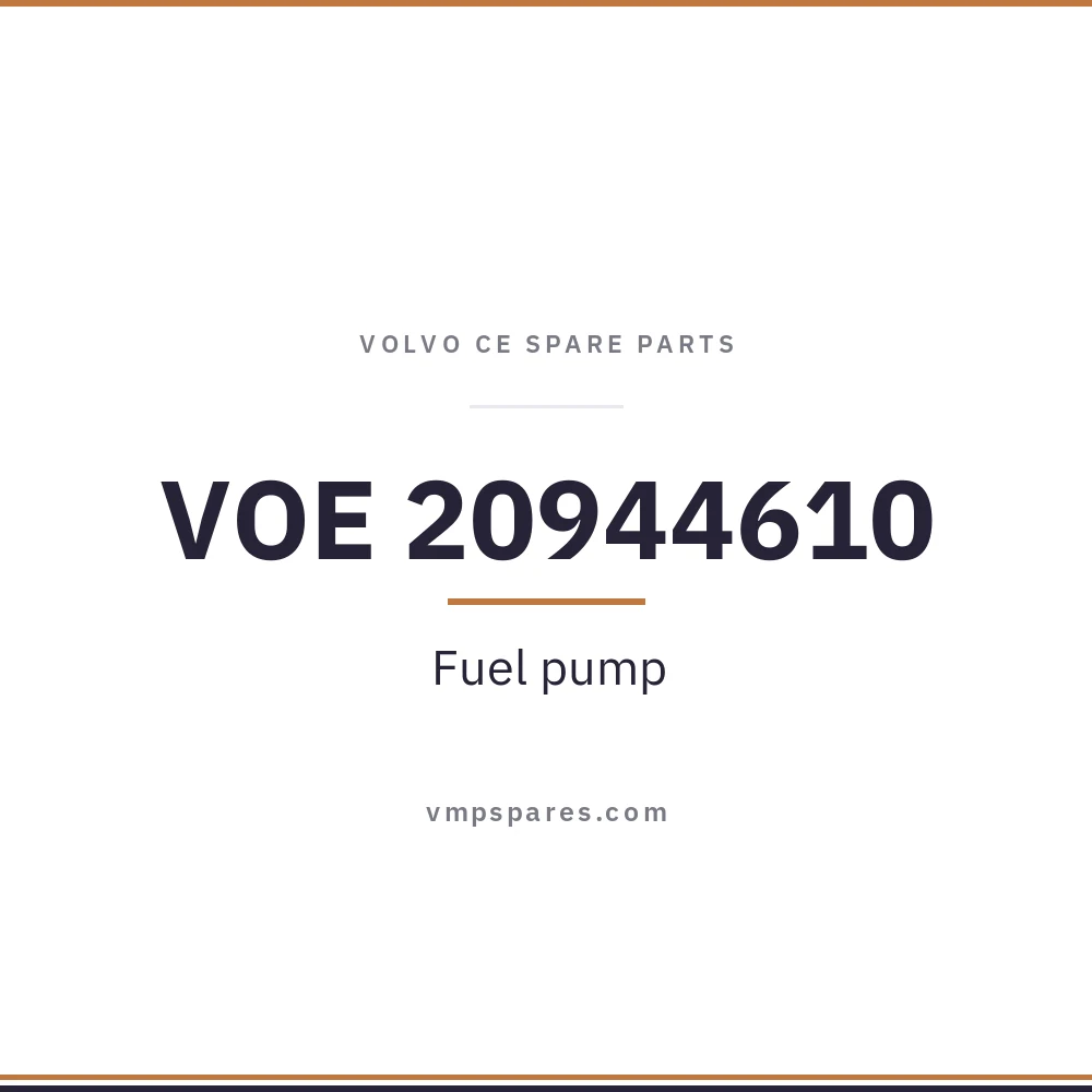 VOE 20944610 – Fuel pump