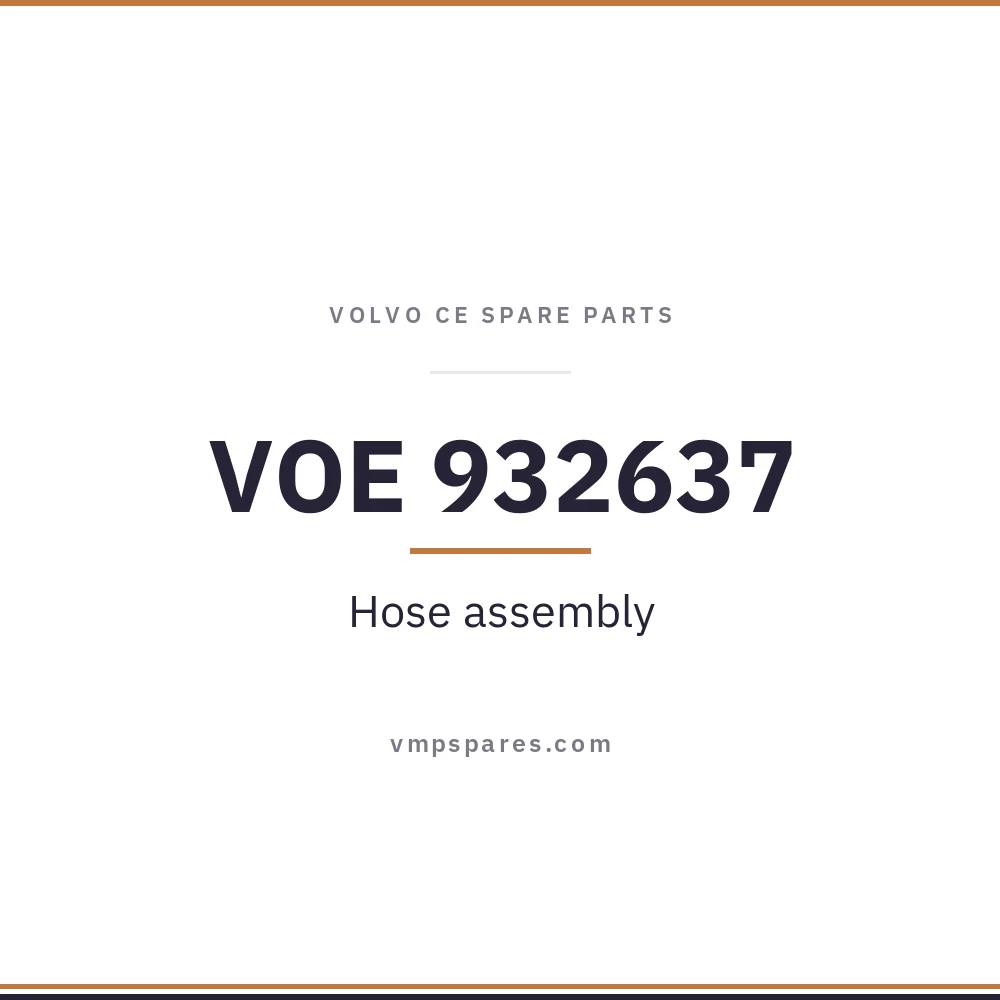 VOE 932637 – Hose assembly