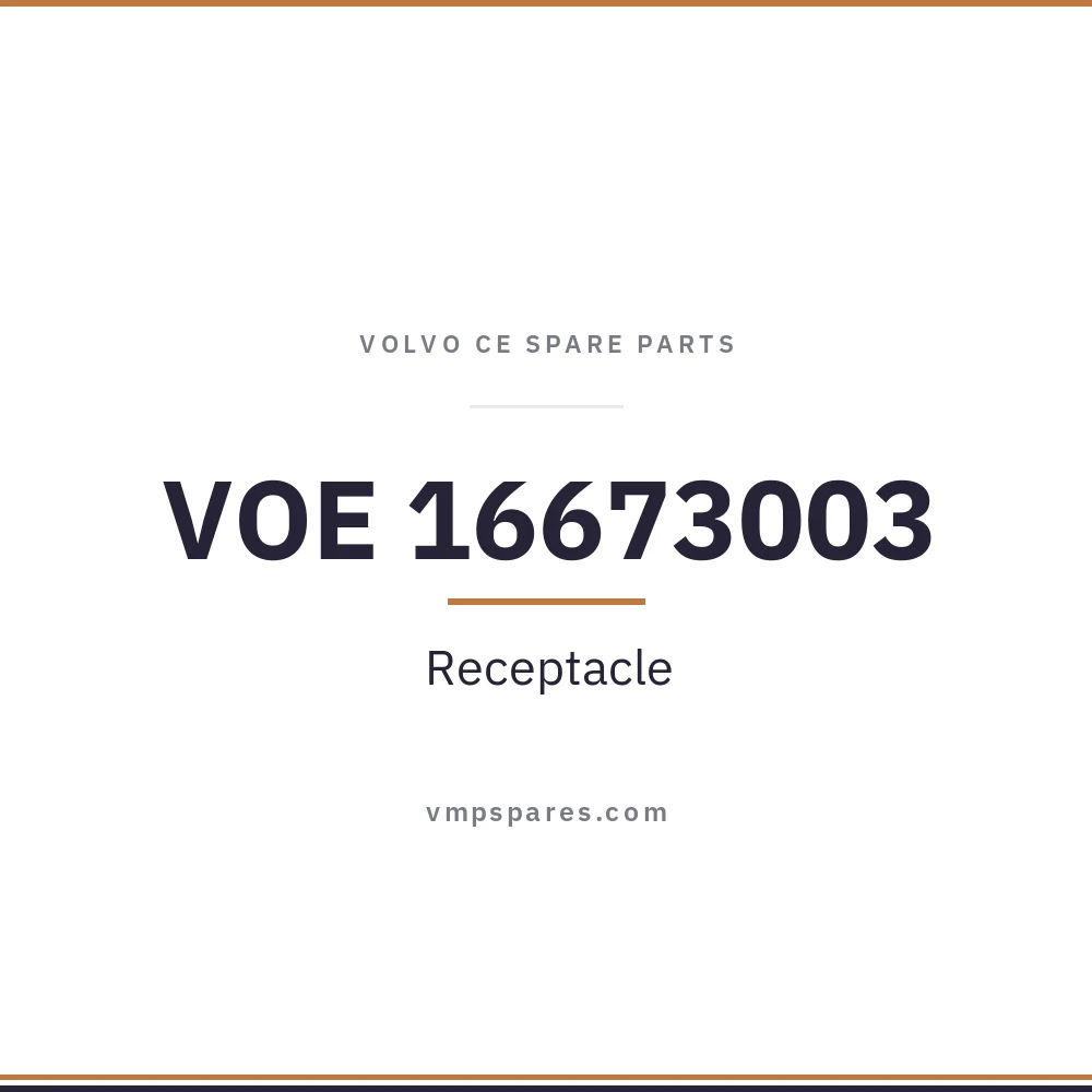 VOE 16673003 – Receptacle