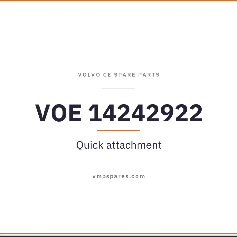 VOE 14242922 – Quick attachment