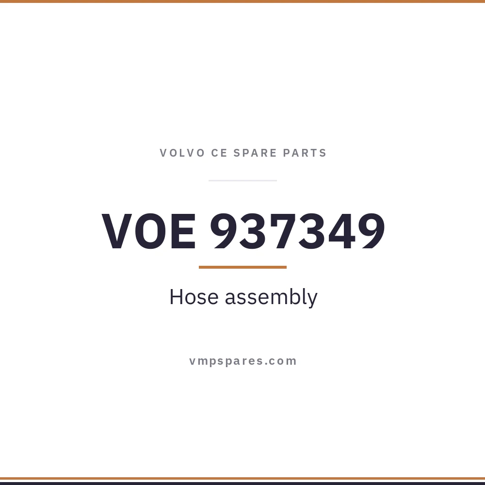 VOE 937349 – Hose assembly