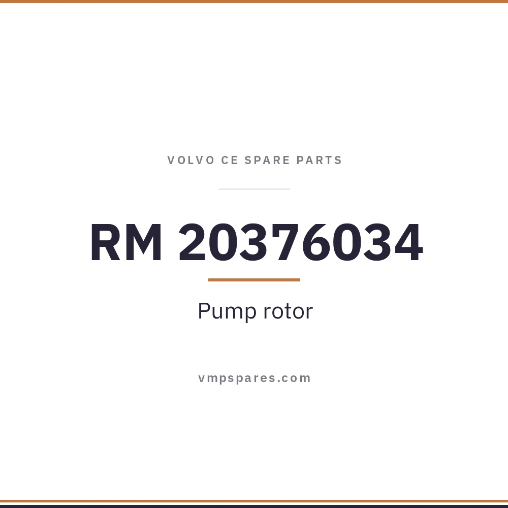 RM 20376034 – Pump rotor
