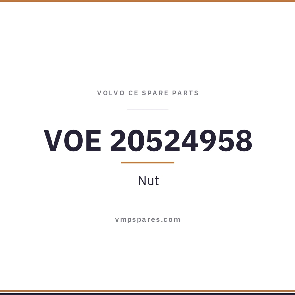 VOE 20524958 – Nut
