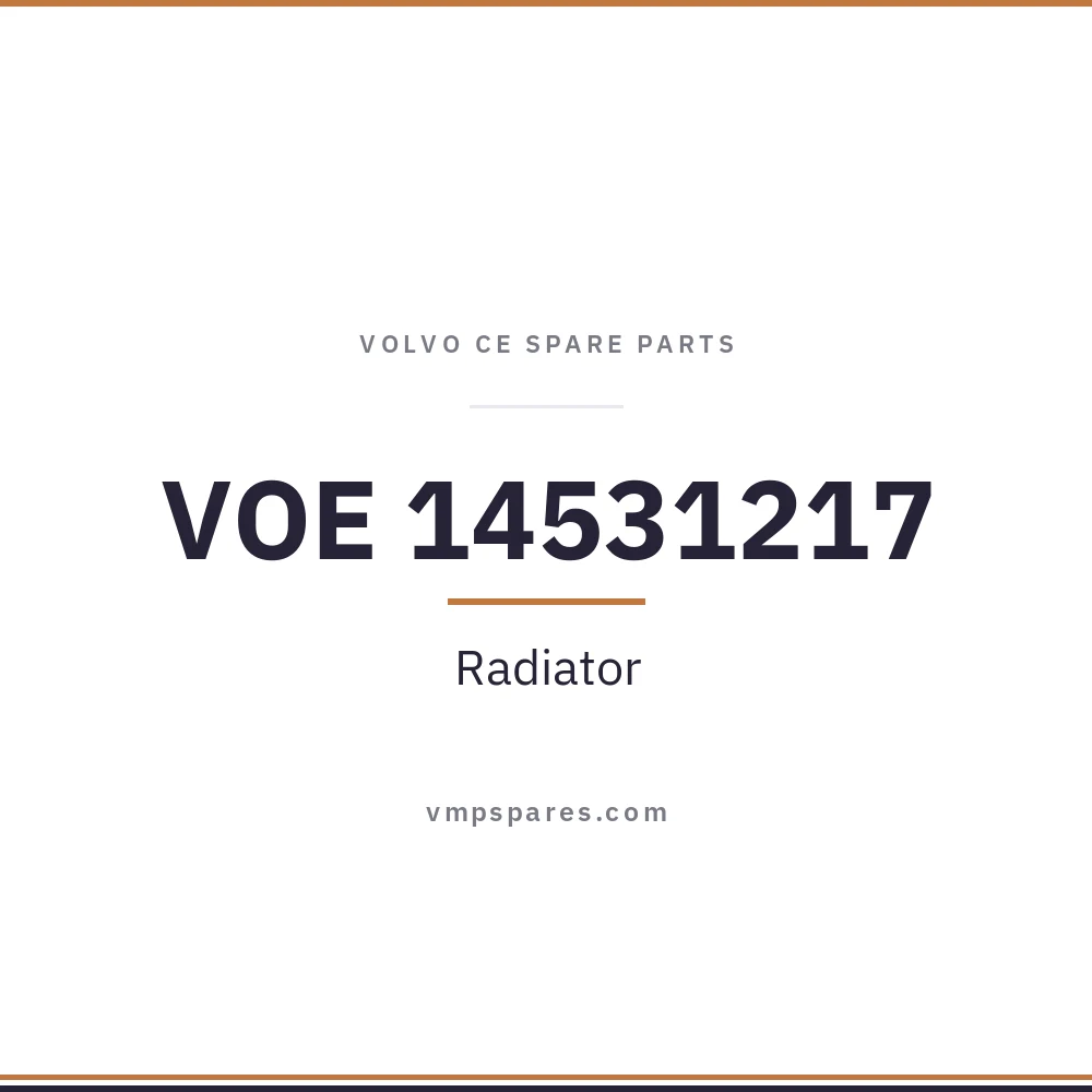 VOE 14531217 – Radiator