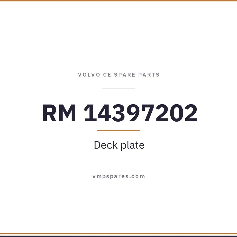 RM 14397202 – Deck plate