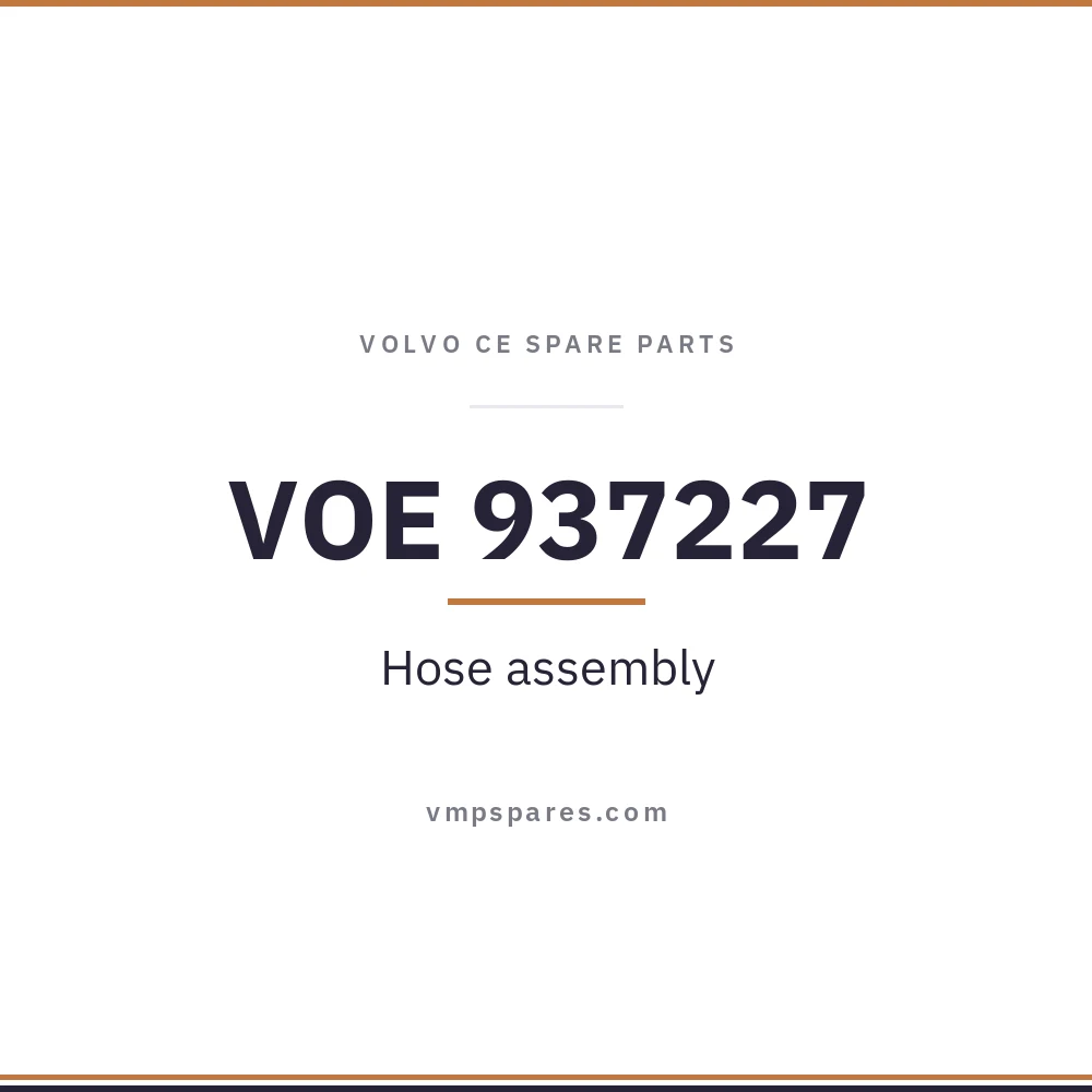 VOE 937227 – Hose assembly