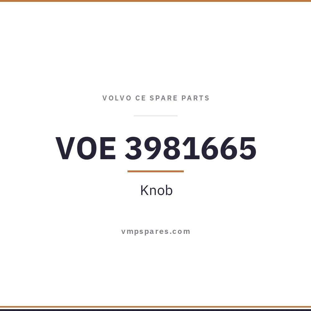 VOE 3981665 – Knob