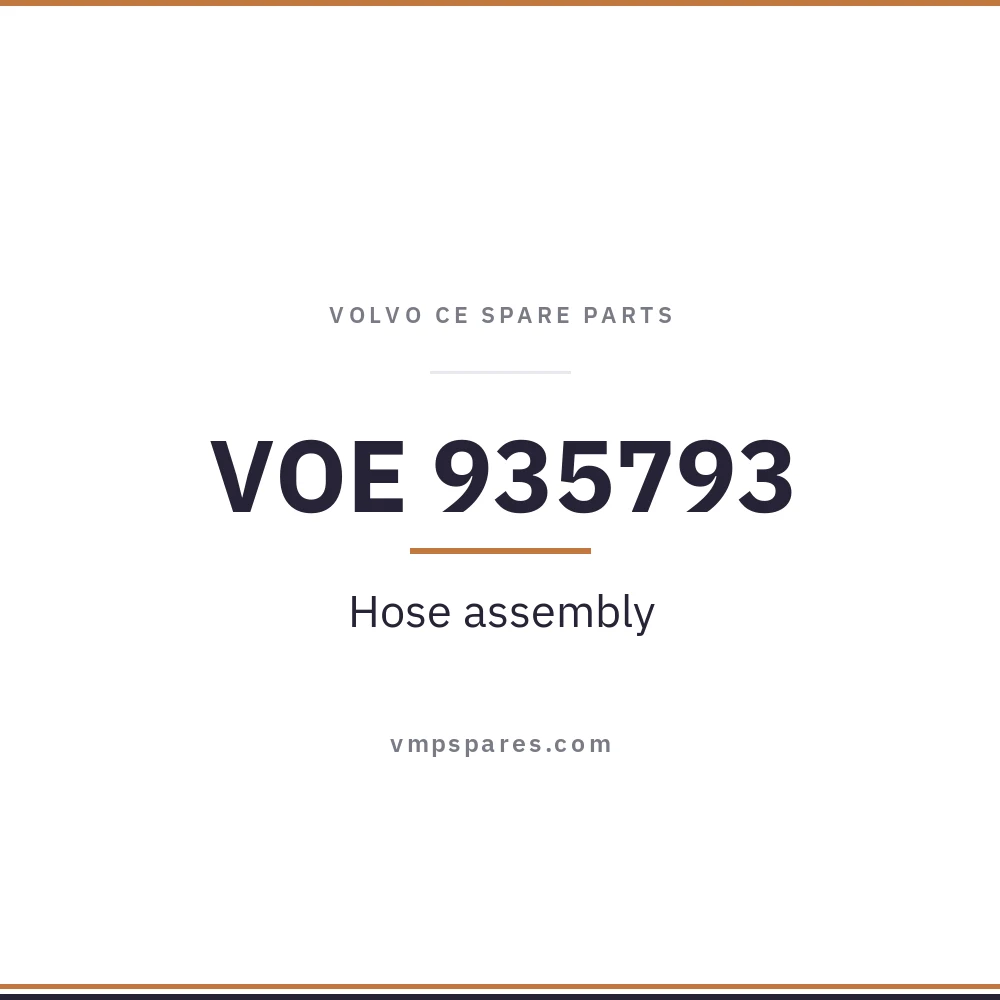 VOE 935793 – Hose assembly