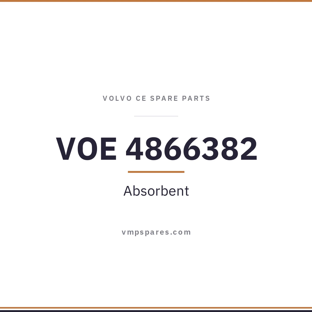 VOE 4866382 – Absorbent