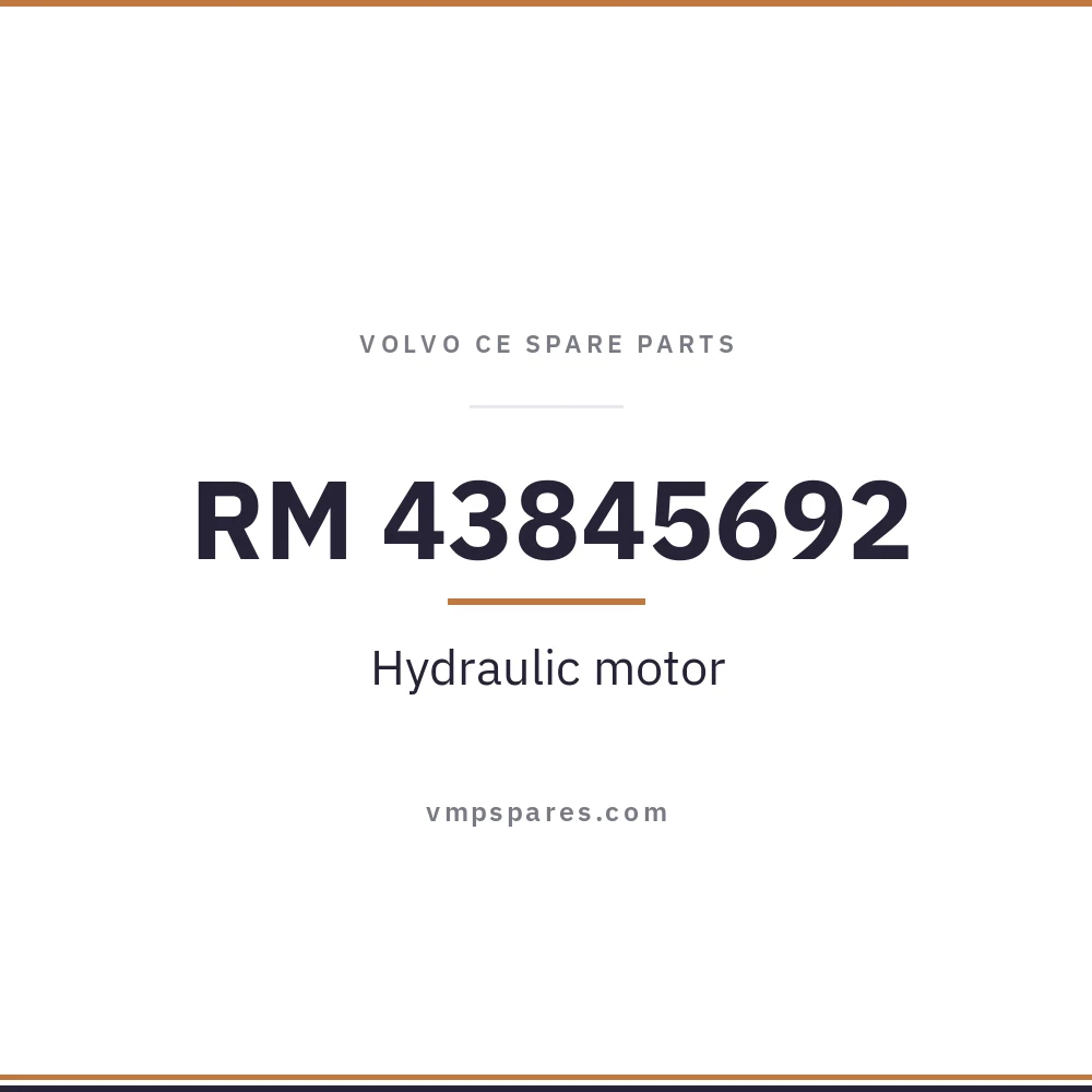 RM 43845692 – Hydraulic motor