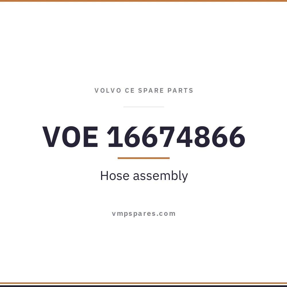 VOE 16674866 – Hose assembly