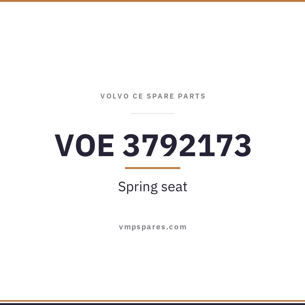 VOE 3792173 – Spring seat