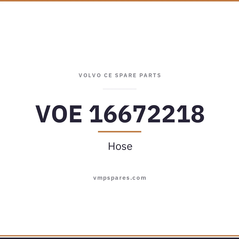 VOE 16672218 – Hose