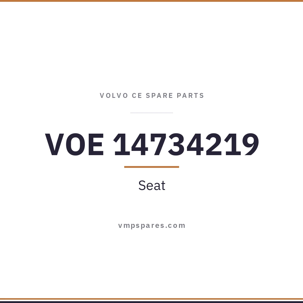 VOE 14734219 – Seat