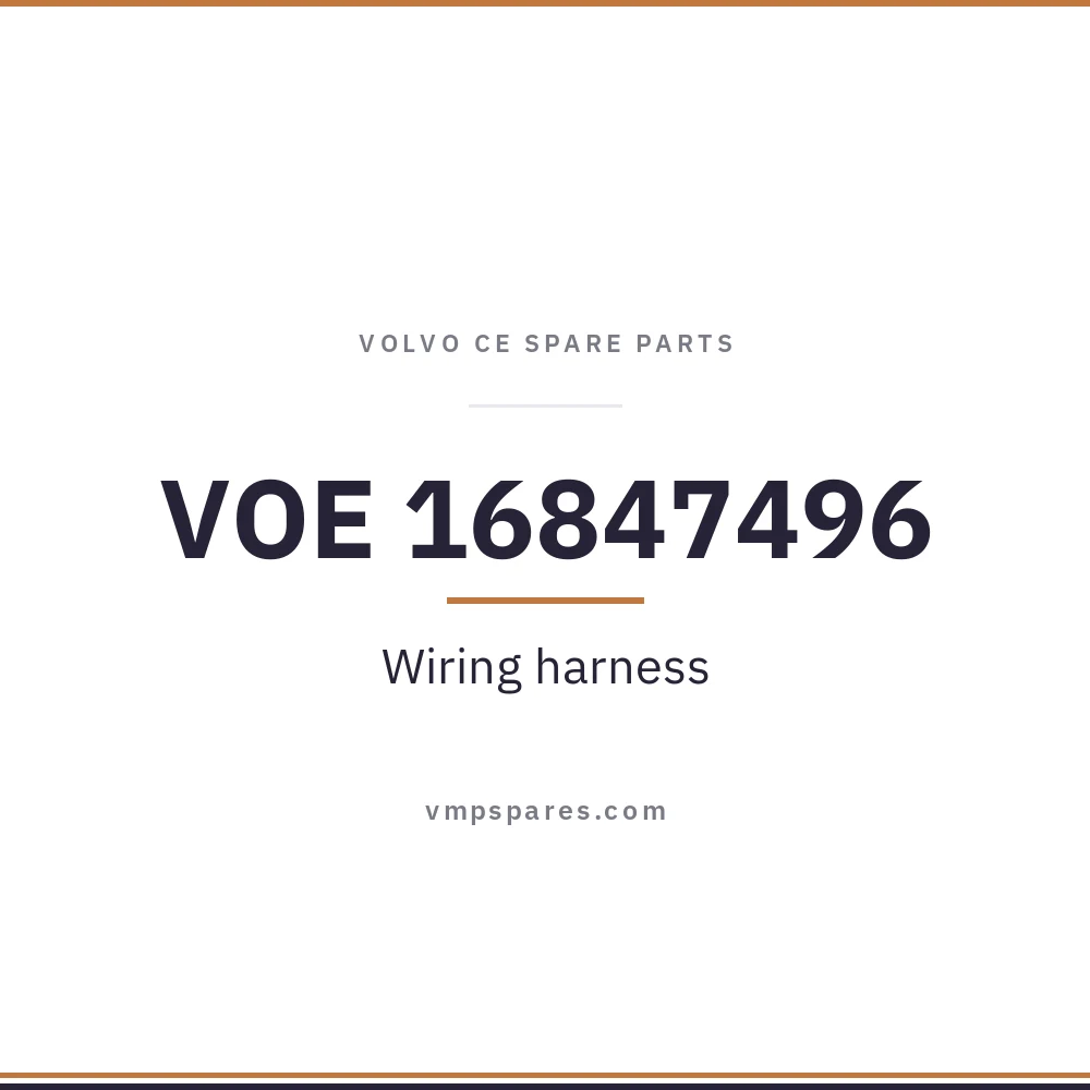 VOE 16847496 – Wiring harness