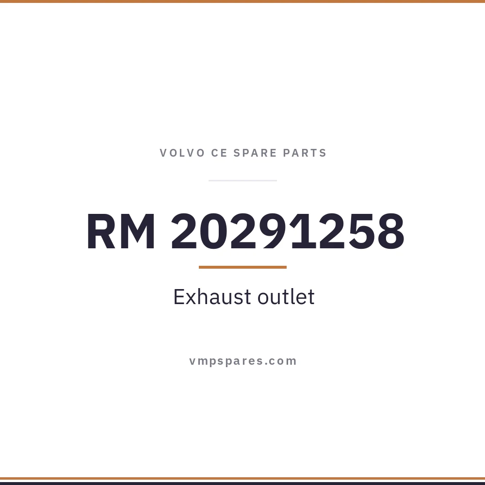 RM 20291258 – Exhaust outlet