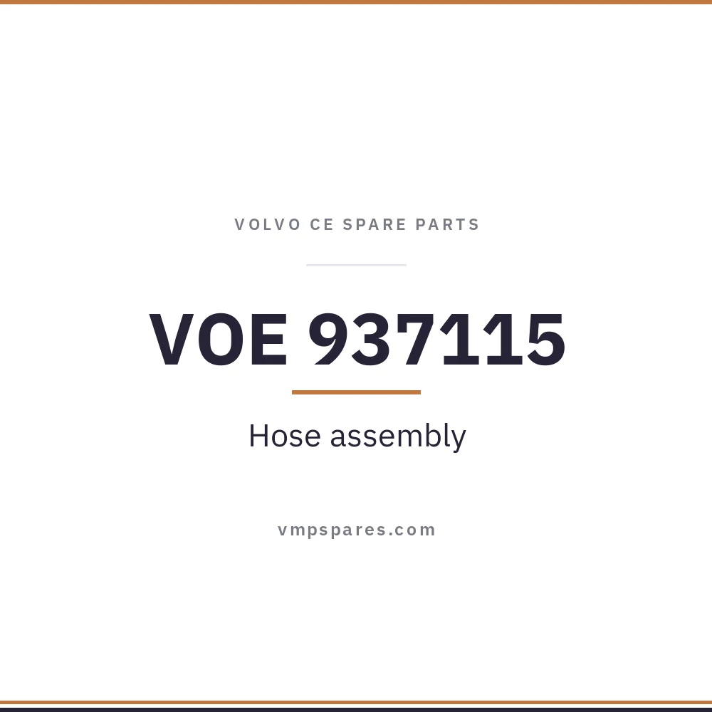 VOE 937115 – Hose assembly