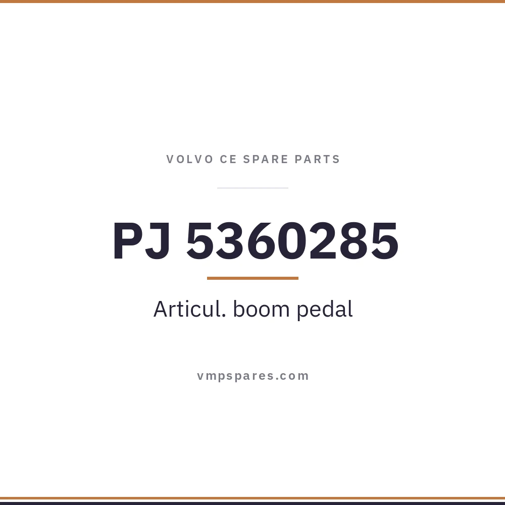 PJ 5360285 – Articul. boom pedal